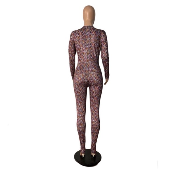 Brand new Womens sexy graphic printed jumpsuit - Picture 4 of 4